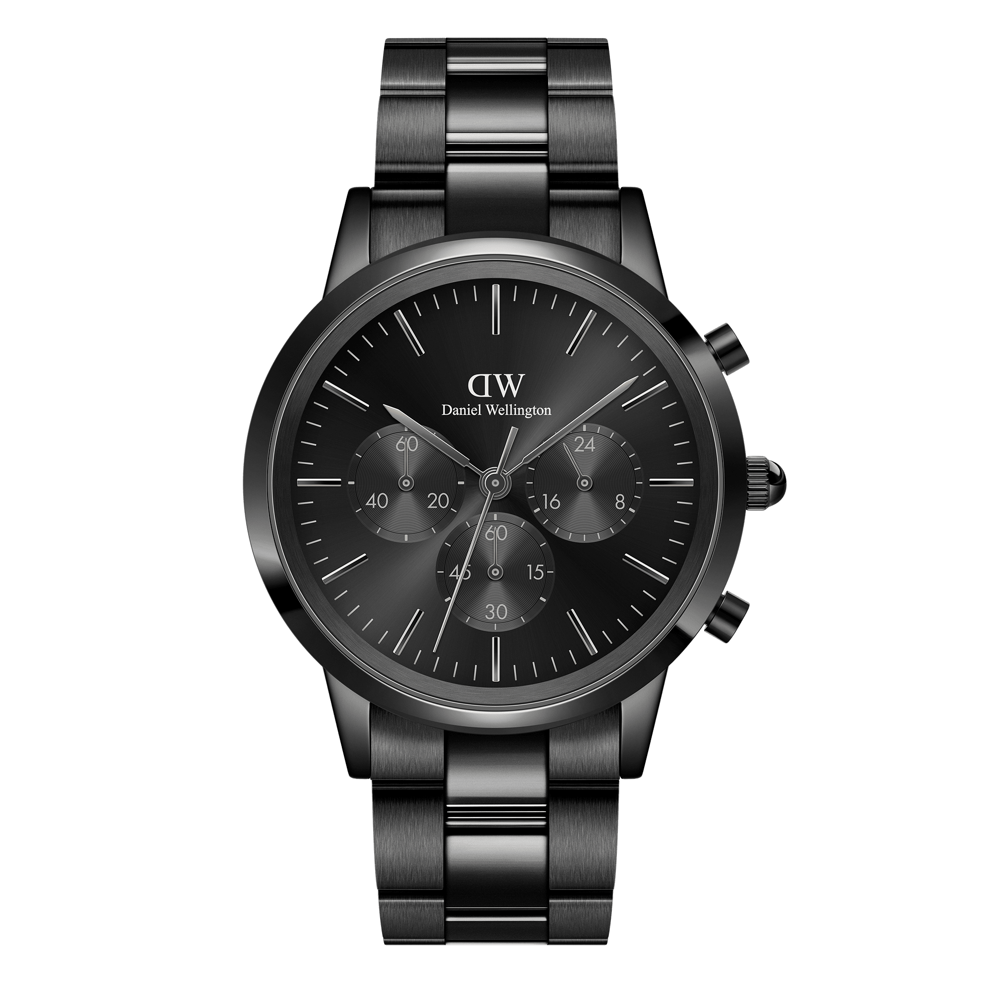 ساعة Iconic Chronograph Link Onyx B
