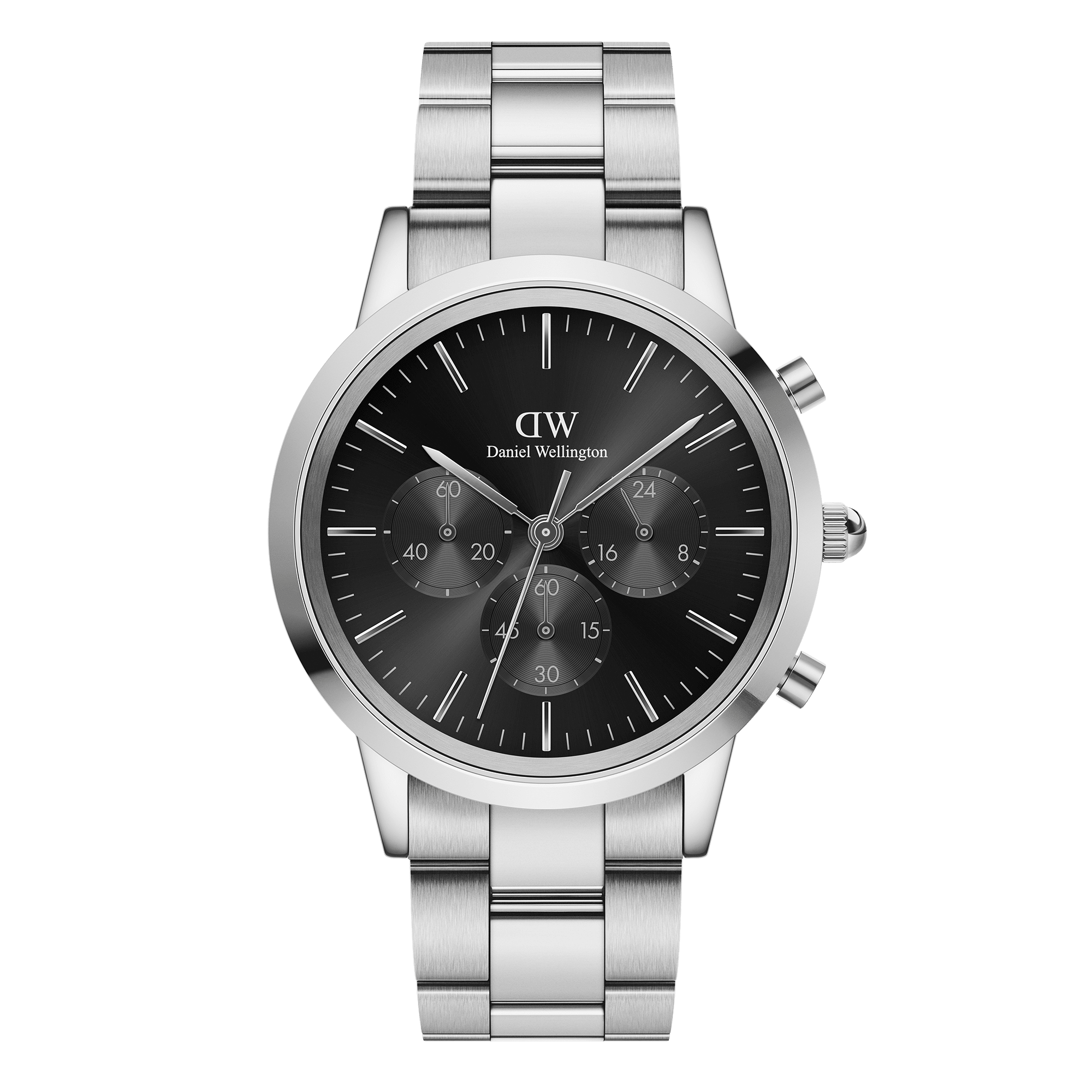 ساعة Iconic Chronograph Link Onyx S