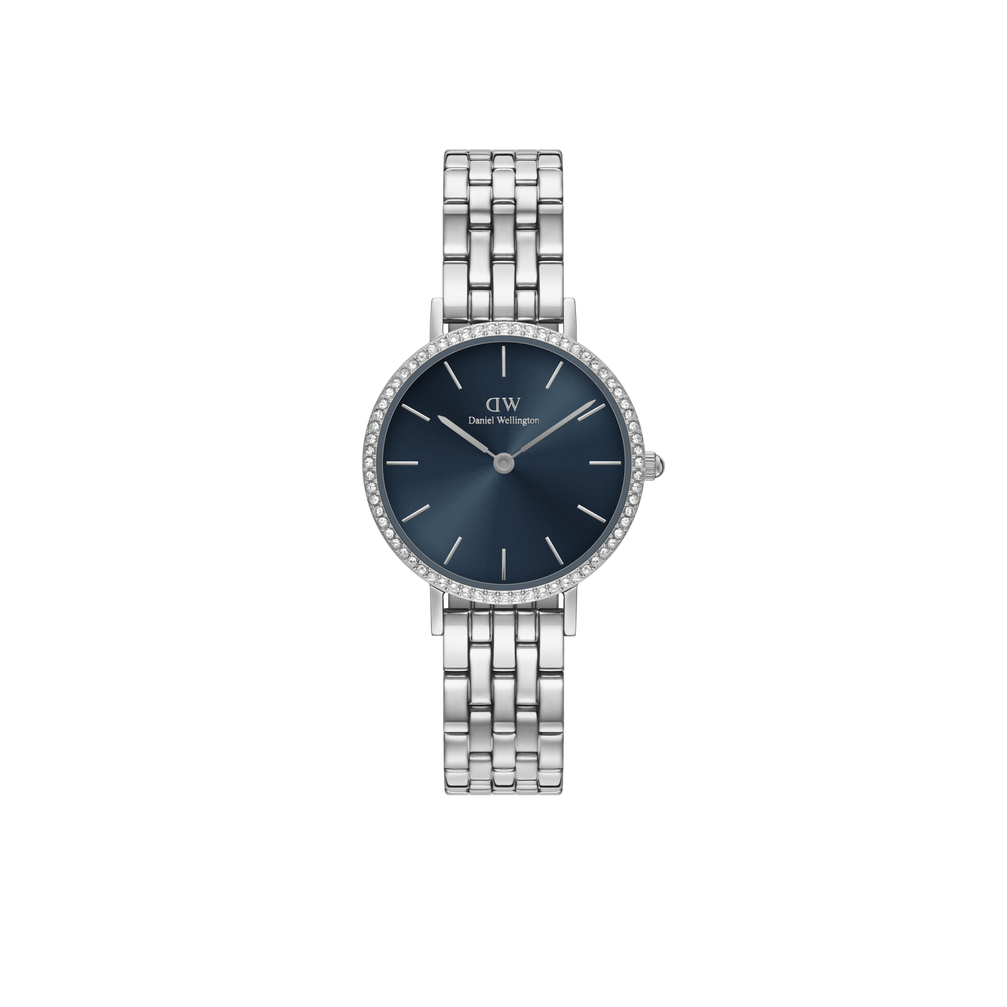 ساعة Daniel Wellington Petite Lumine Bezel 5-Link Arctic S نسائية 28 مم