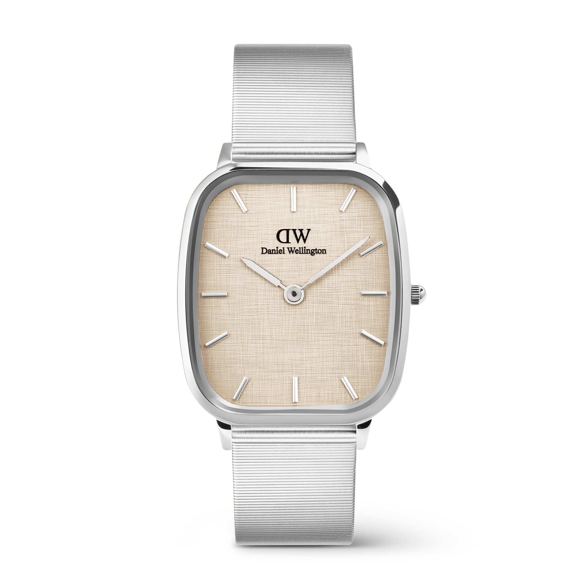 ساعة Daniel Wellington Marlon Wire Linen Silver رجالية 32 × 36.3 مم