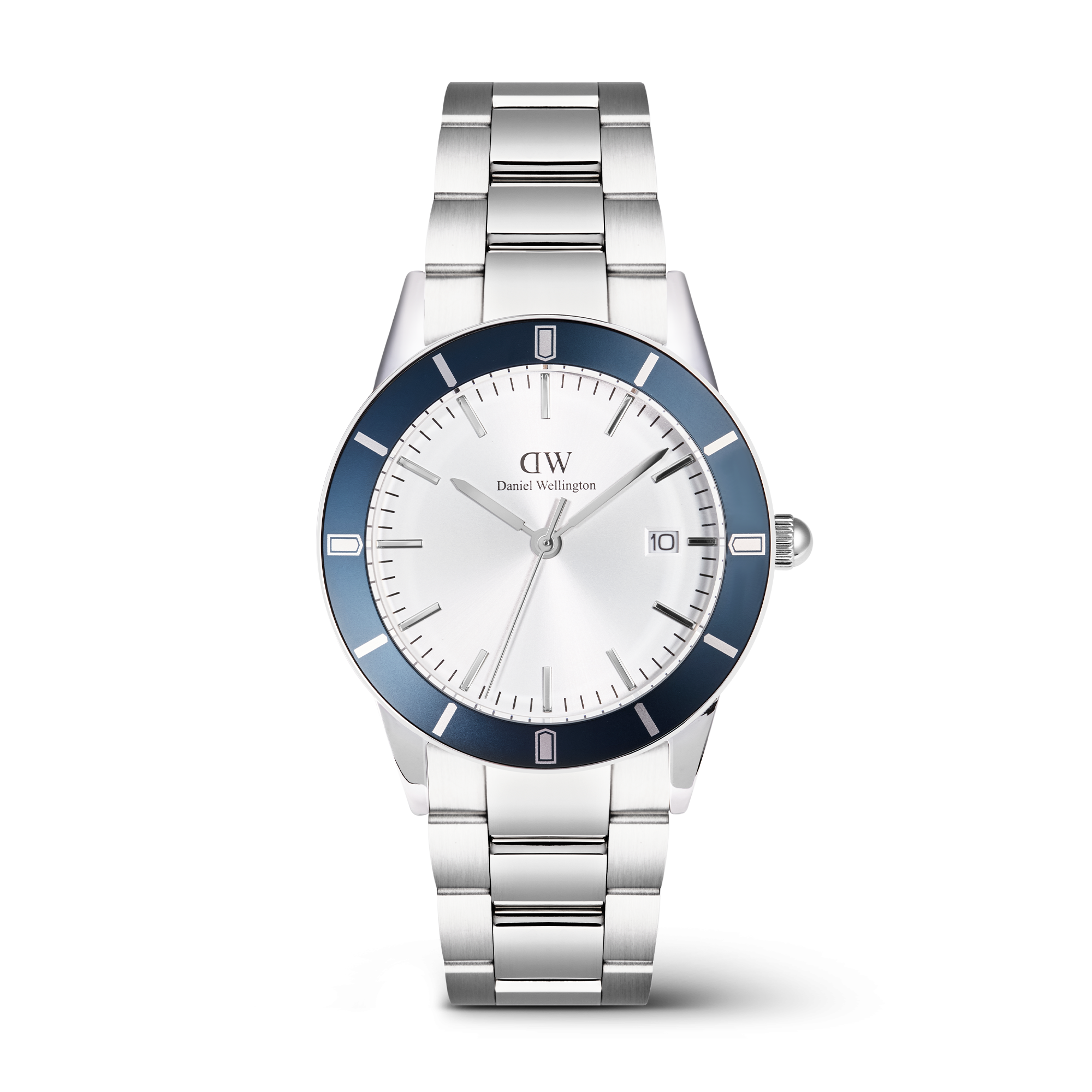ساعة Iconic Paradigma Link Blue Bezel