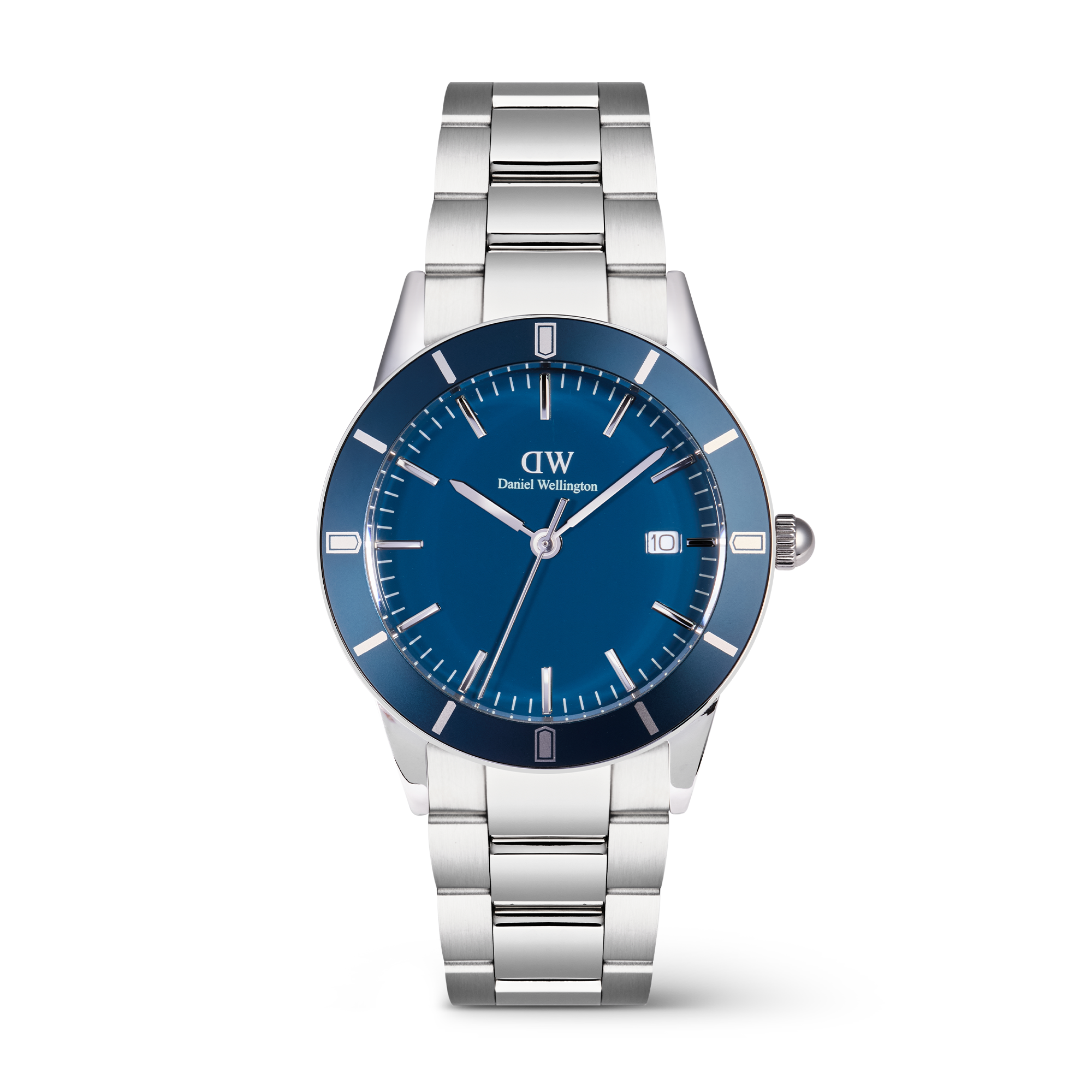 ساعة Iconic Paradigma Link Blue Enamel