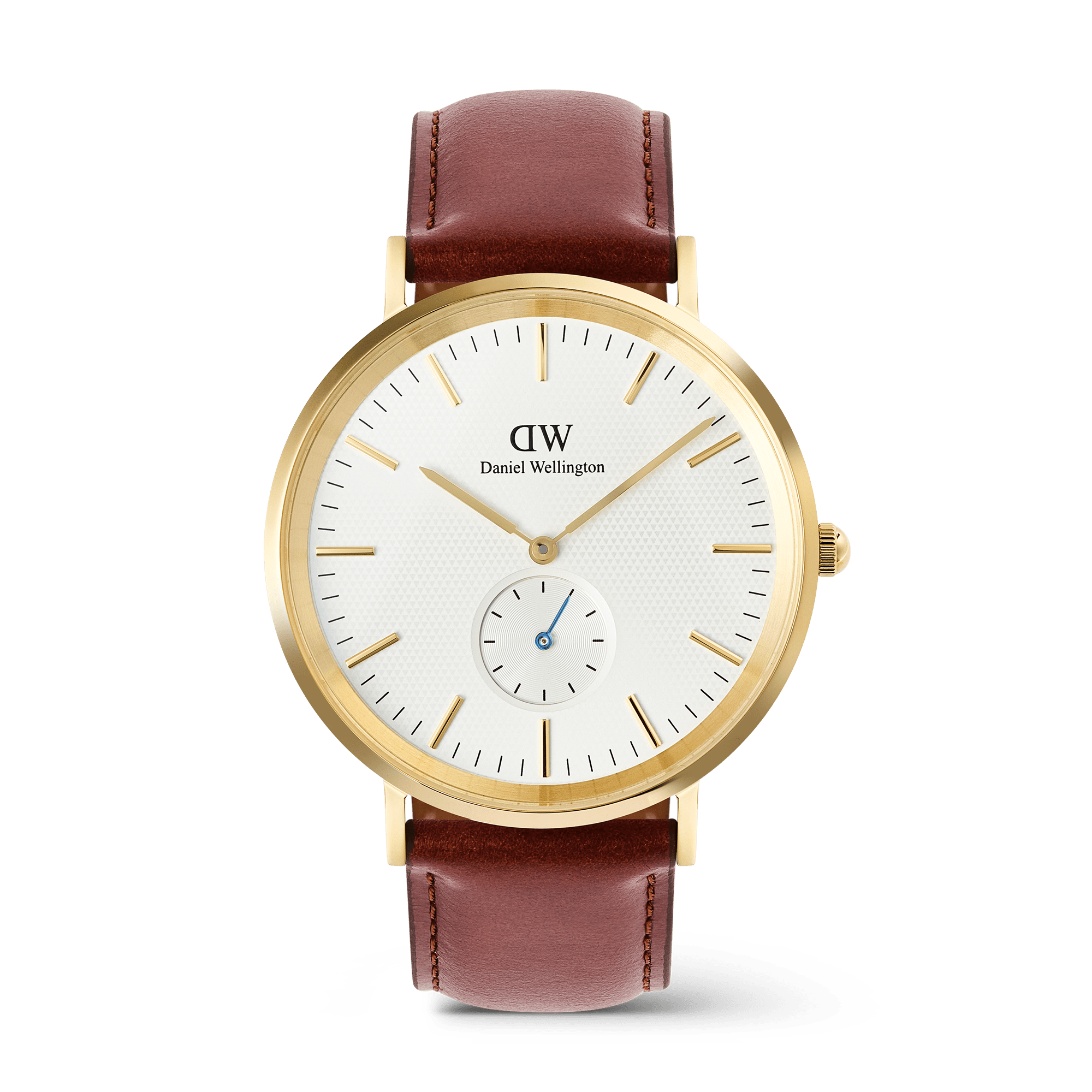 ساعة Classic Multi-Eye St Mawes Off-white Sunray ذهبي – 40 مم