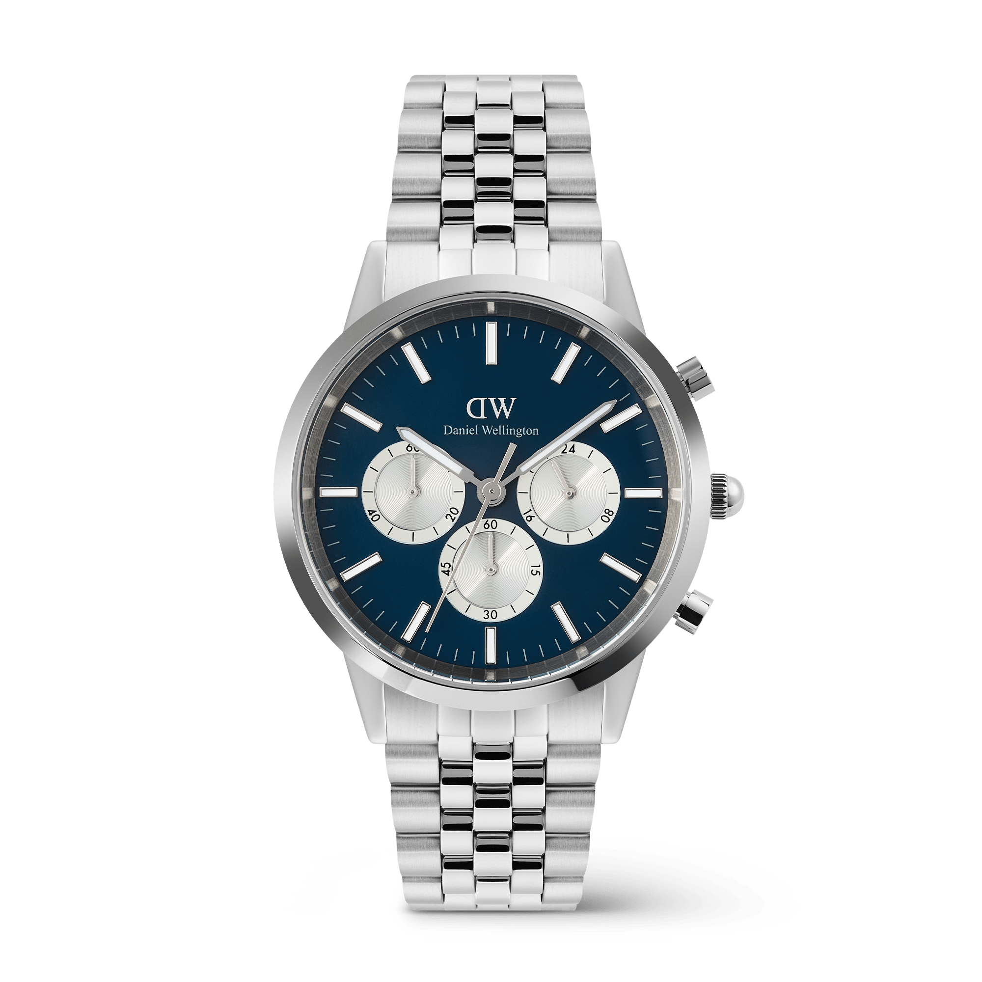 ساعة Iconic Chronograph Arch 5-Link Arctic Panda