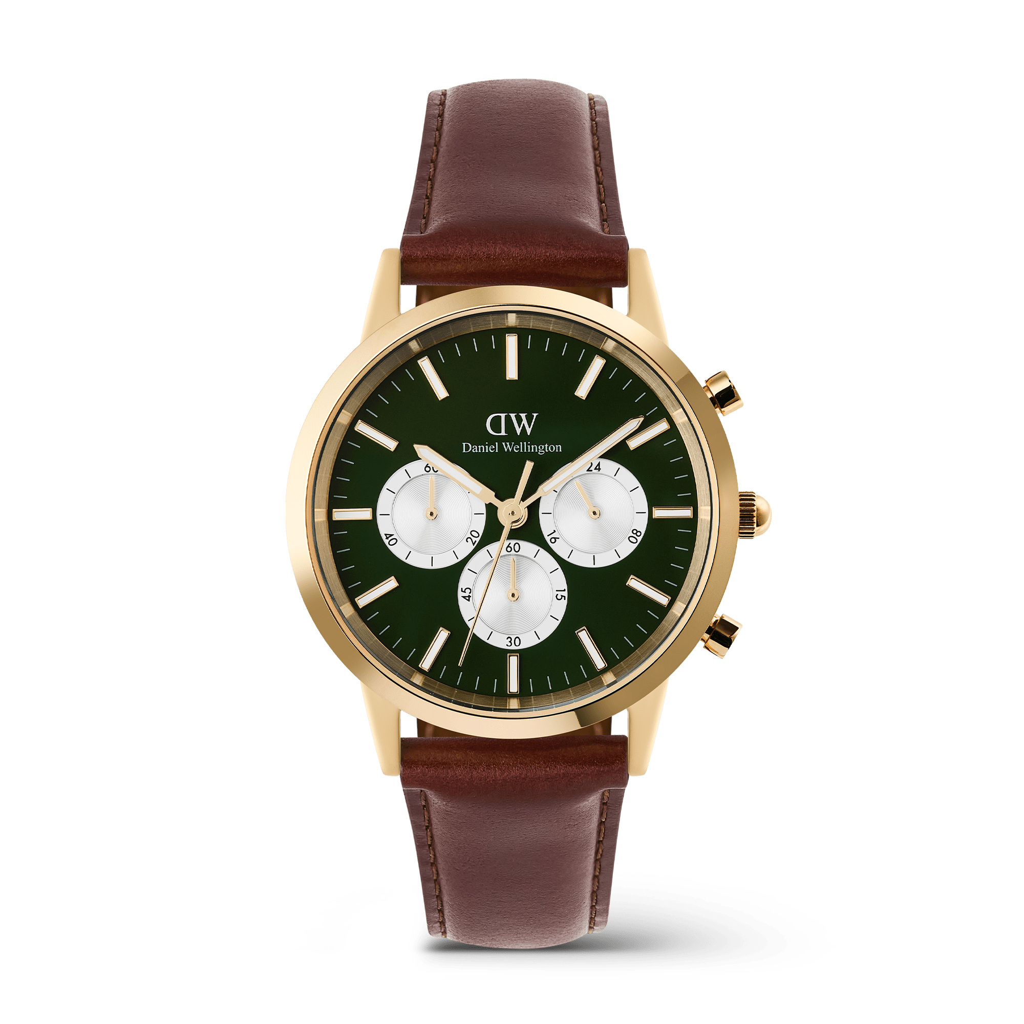 ساعة Iconic Chronograph St Mawes Emerald Panda