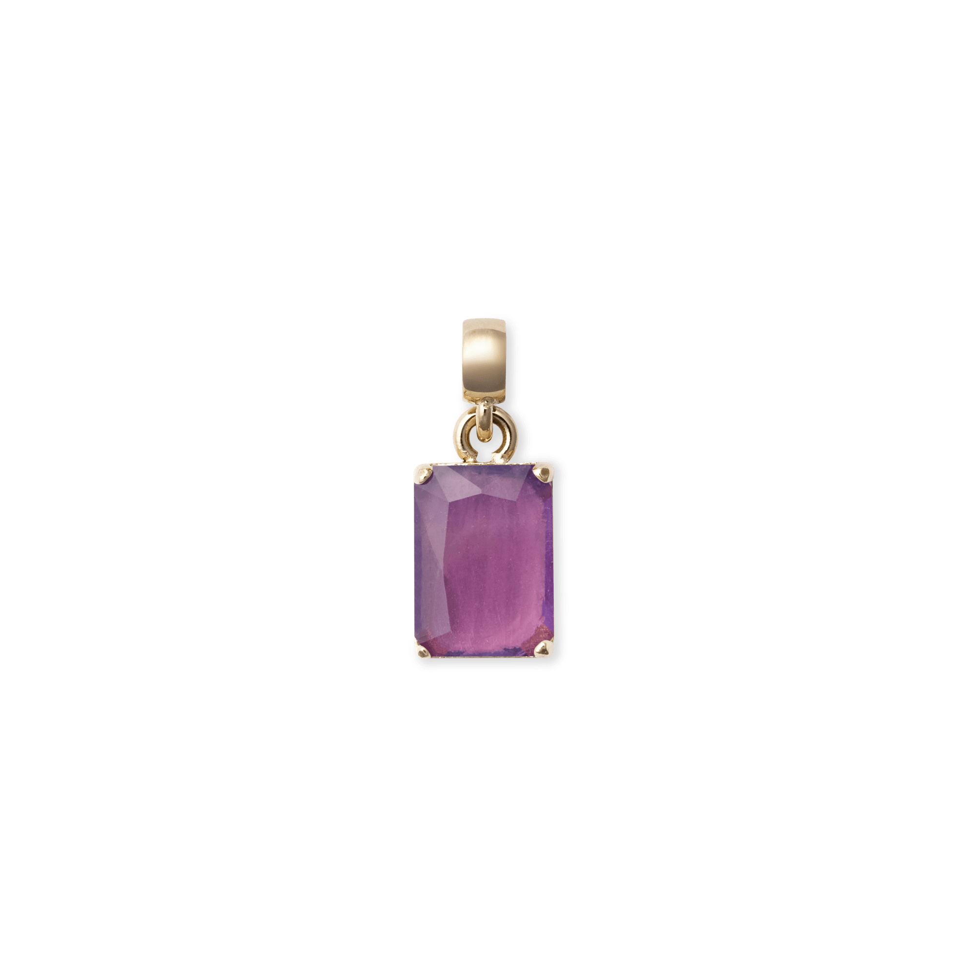 حلية Amethyst Octagon