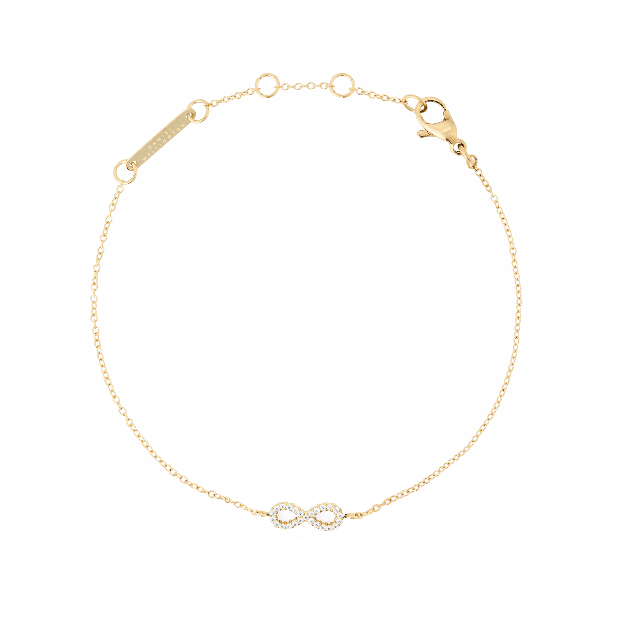 سوار Daniel Wellington Mirelle Infinity Bracelet بطلاء ذهبي