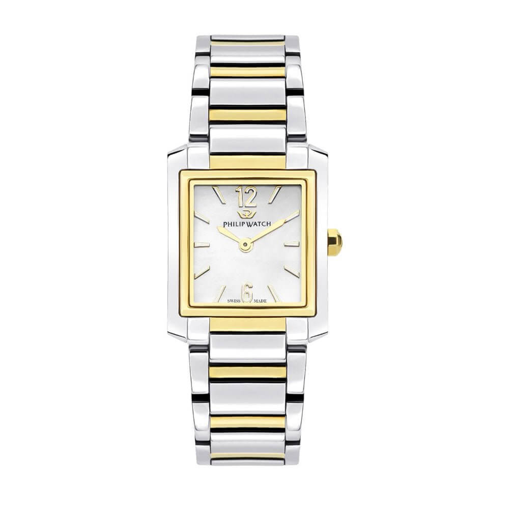 ساعة Philip Watch Attitude كوارتز بميناء صدفي 24 × 30 مم